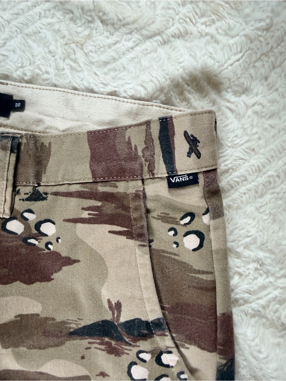 Vans x National Geographic Camo Men's Pants - Size 30 - Yr 2020 Limited Edition - Picture 7 of 8